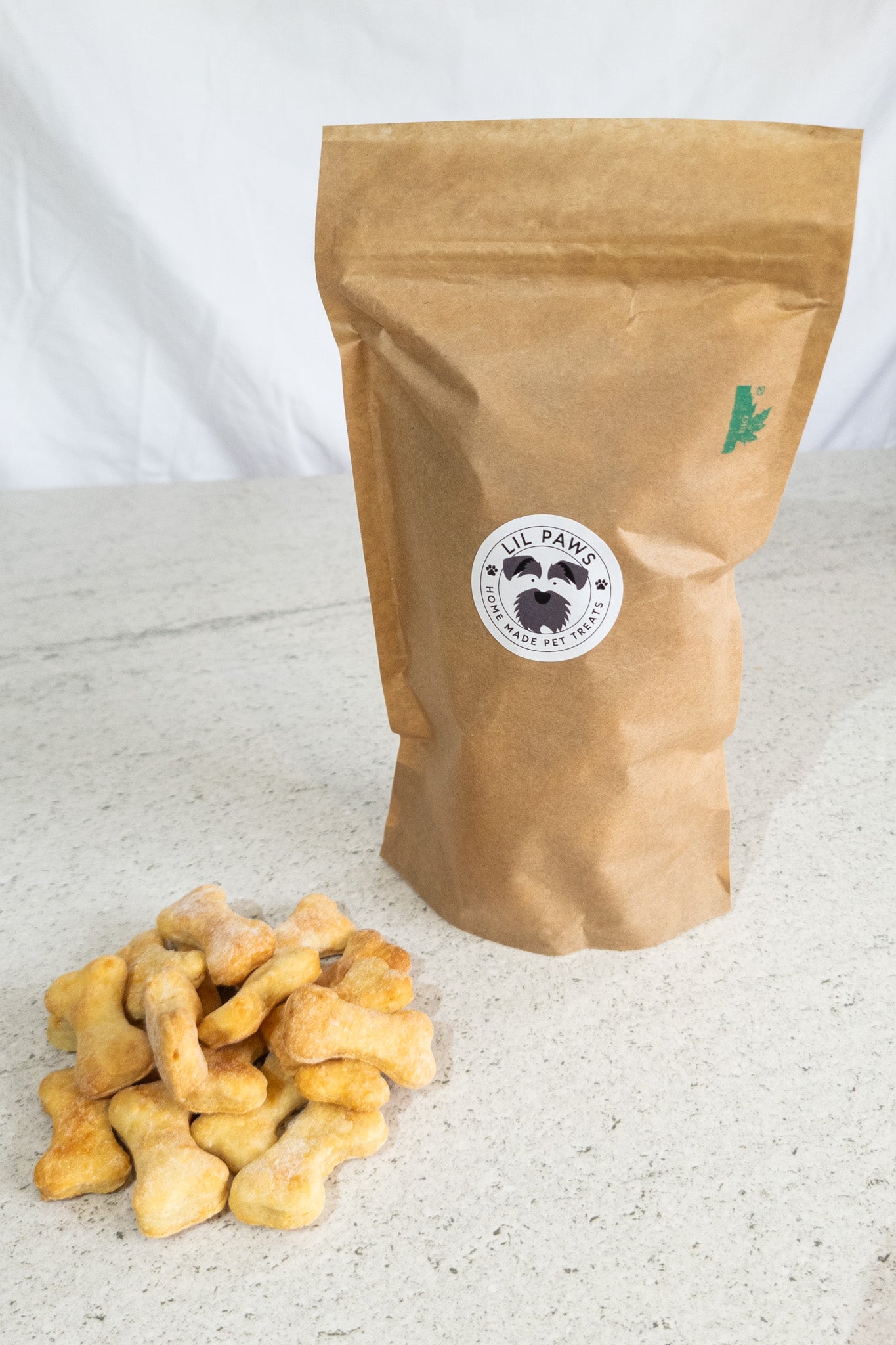 Hand-made cheesy dog biscuit treats (150g)